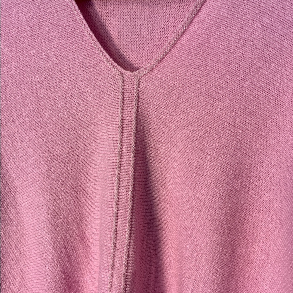 Lilly Pulitzer Sevie Dolman Sweater Large Magnolia Lilac Pink Like New - Picture 8 of 11
